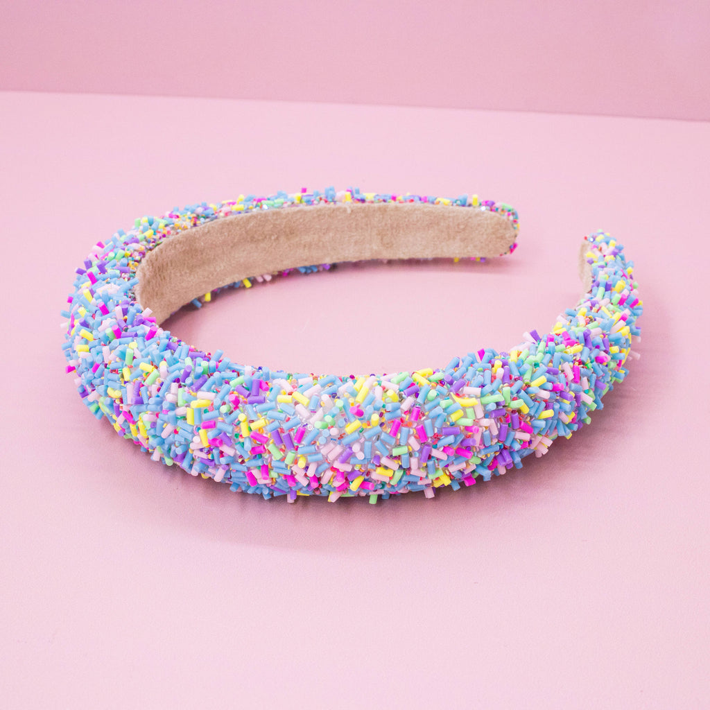 Padded Sprinkles Headband - Confetti Hair Band
