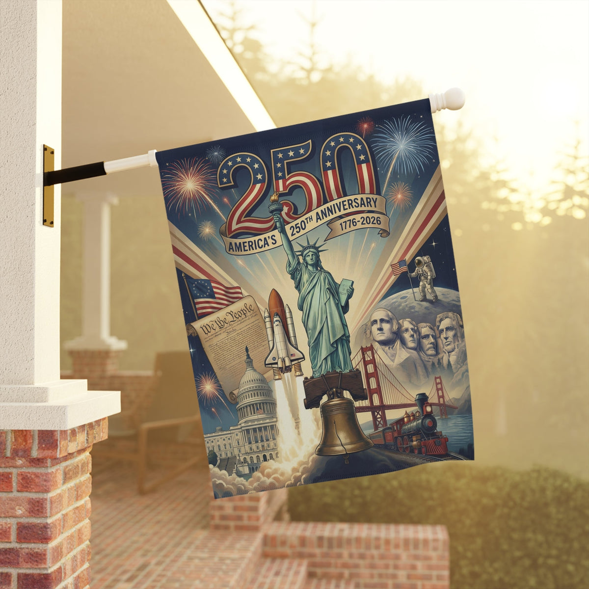 America's 250th Anniversary Garden Flag & House Banner