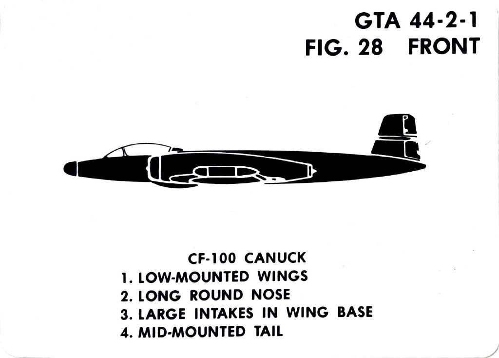 Vintage Aircraft Recognition Card Deck