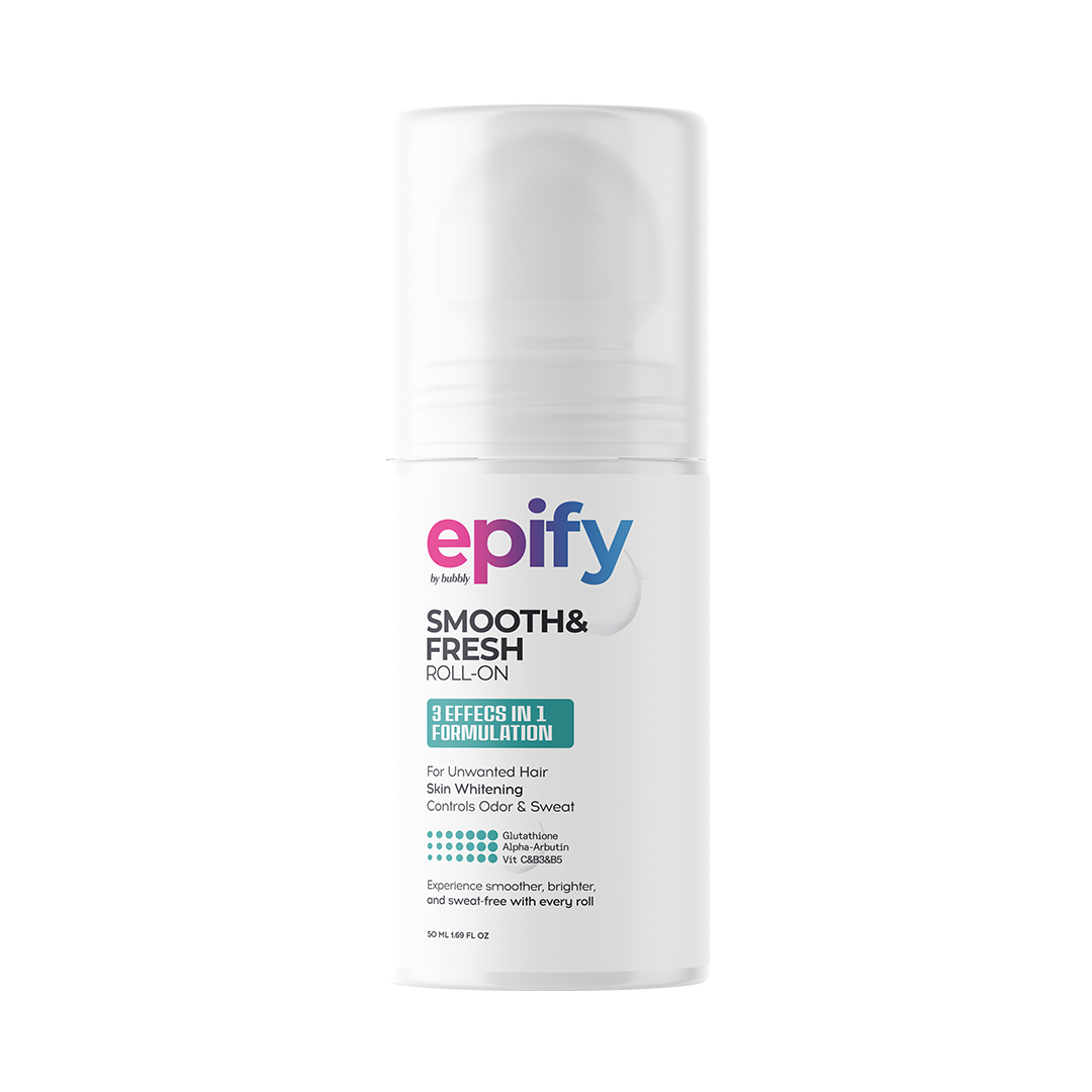 Epify 3-in-1 Underarm Roll-On Unisex, Hair Growth Minimizer, Dark Spot Corrector &amp; Odor Control