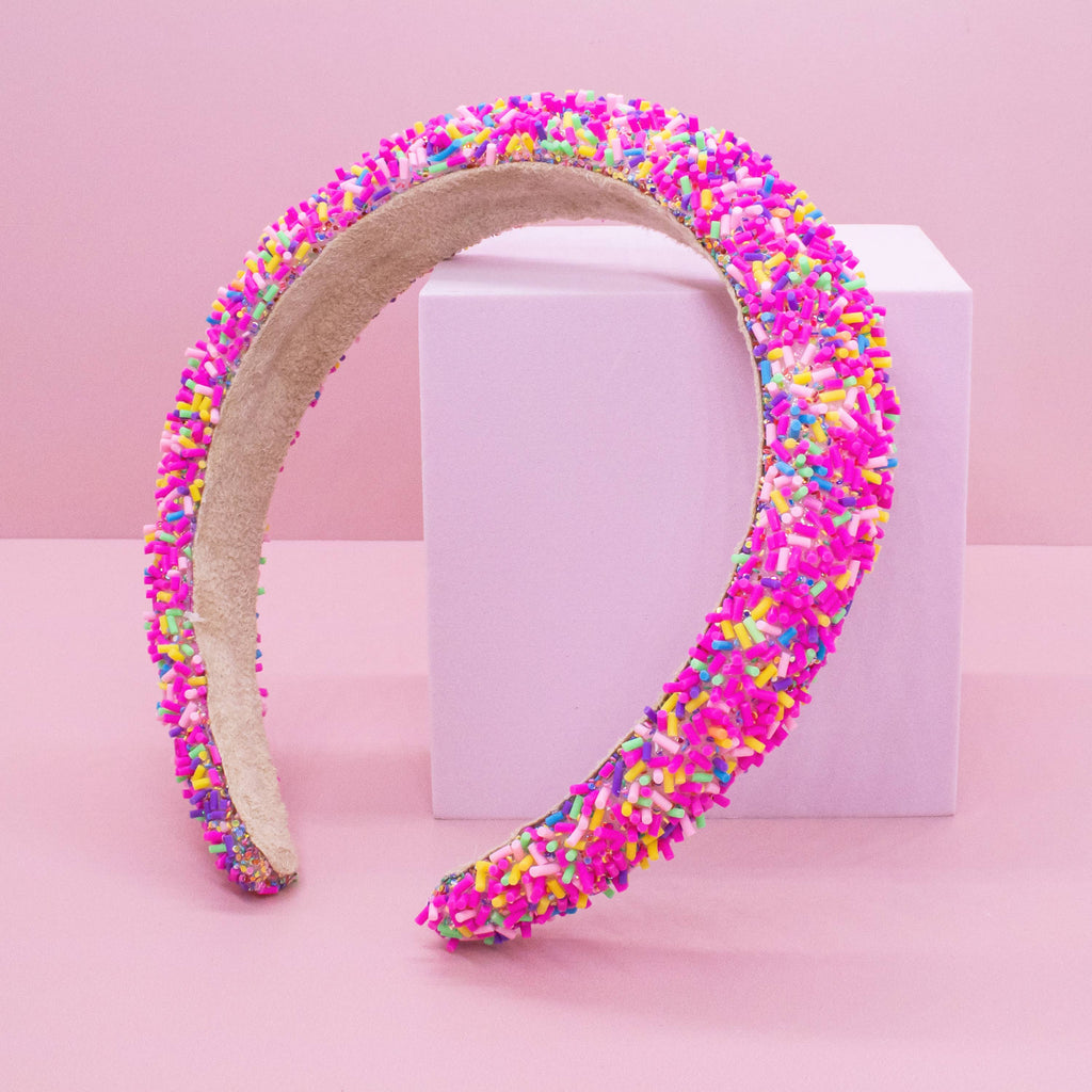 Padded Sprinkles Headband - Confetti Hair Band