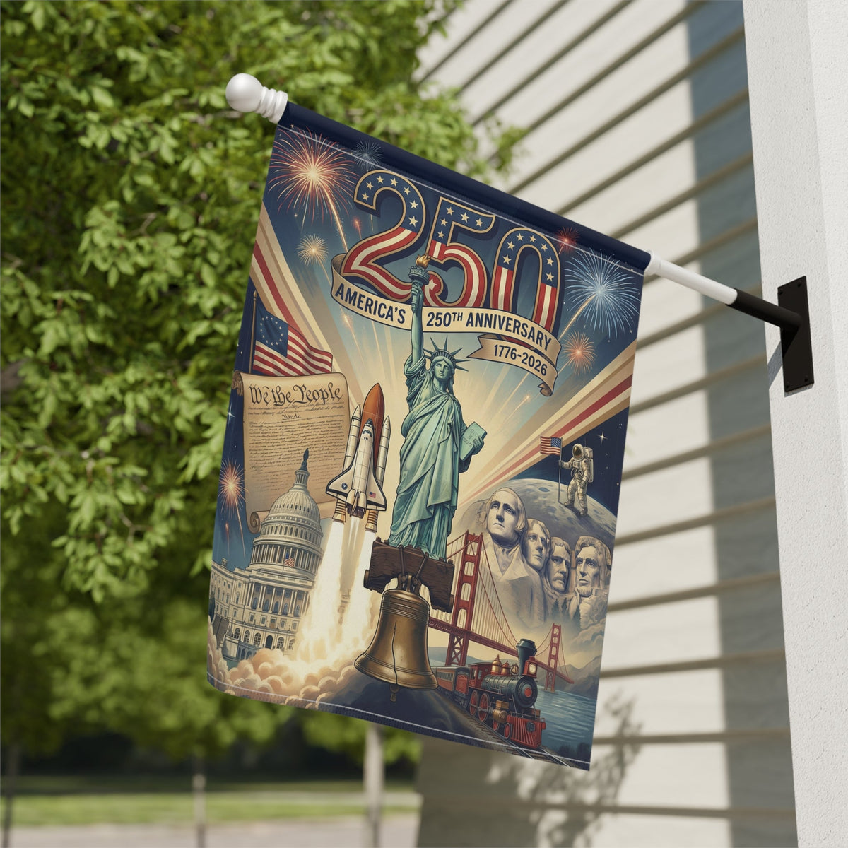 America's 250th Anniversary Garden Flag & House Banner