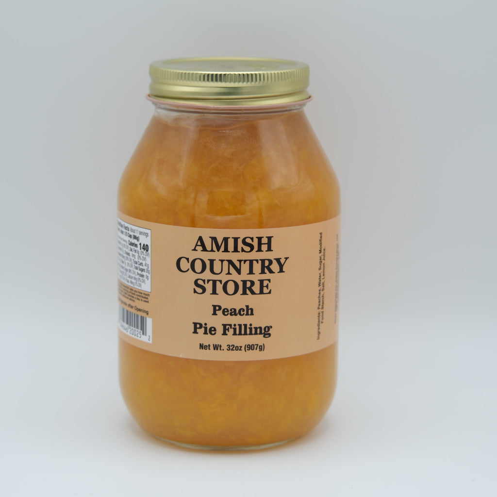 Old-Fashioned Peach Pie Filling | 32 oz | Amish Country Store