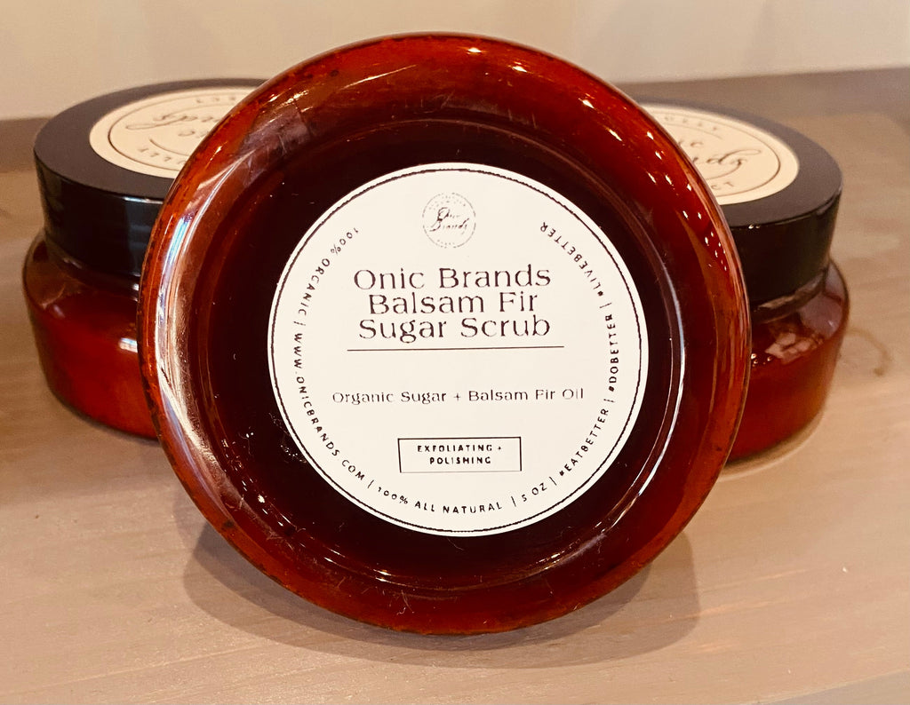 Onic Brands Balsam Fir Sugar Scrub