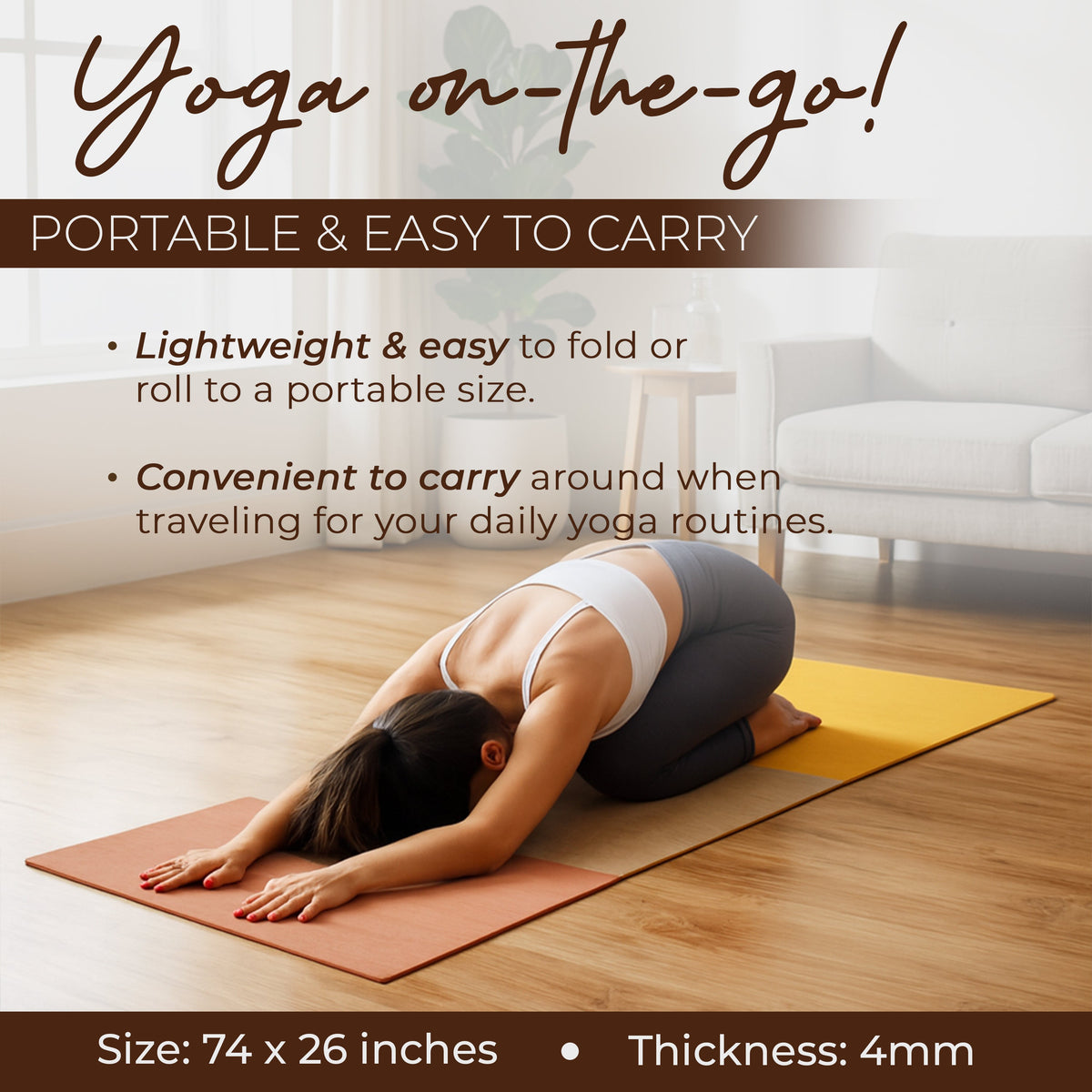 Organic & Eco-Friendly Cotton Yoga Mat
