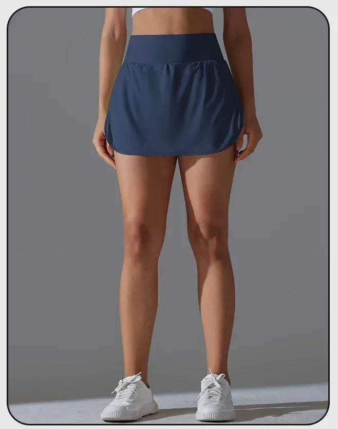 Women's High Waist Yoga Shorts with Pockets