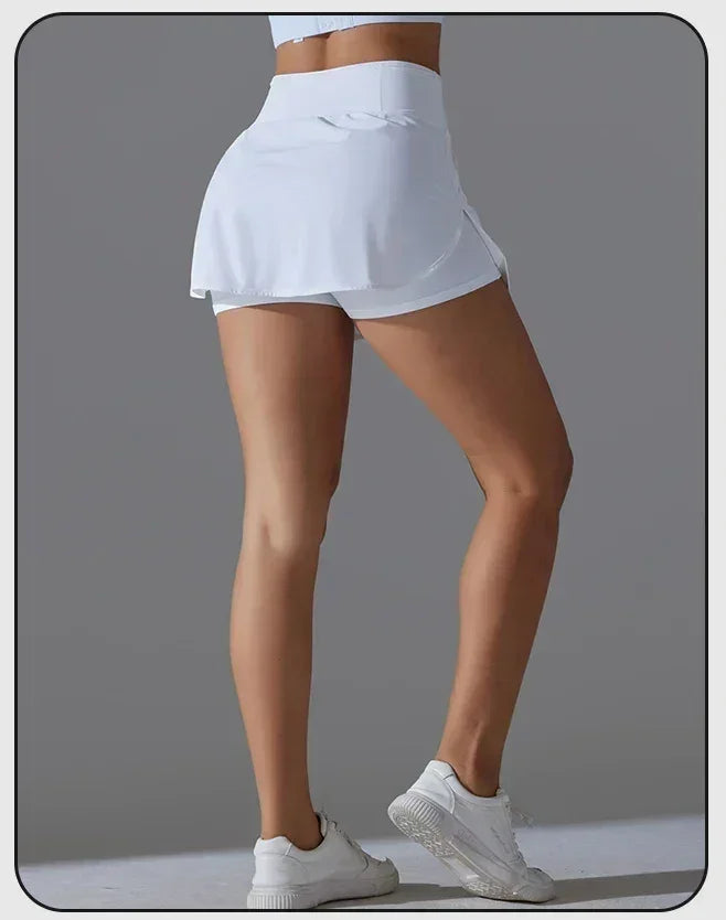 Women's High Waist Yoga Shorts with Pockets