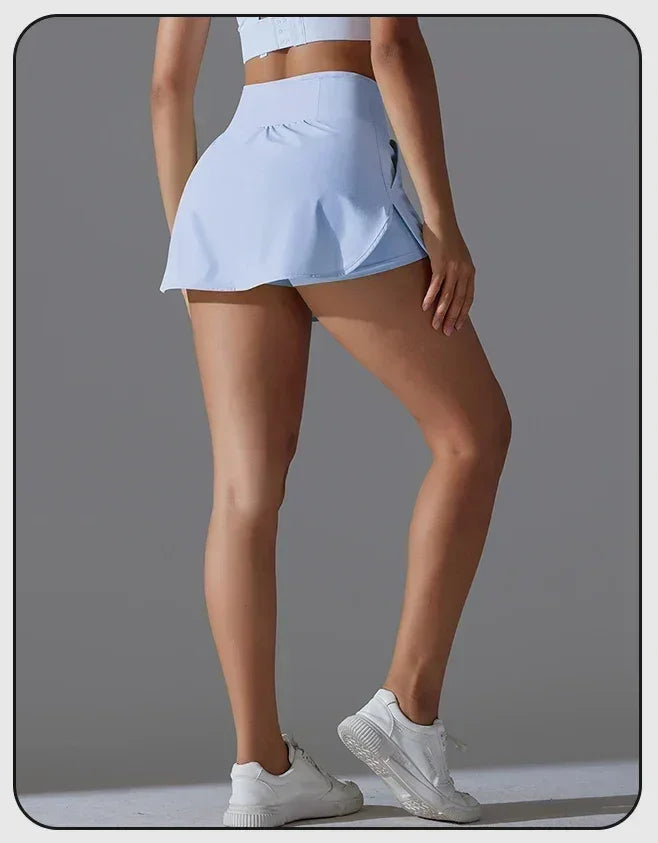 Women's High Waist Yoga Shorts with Pockets