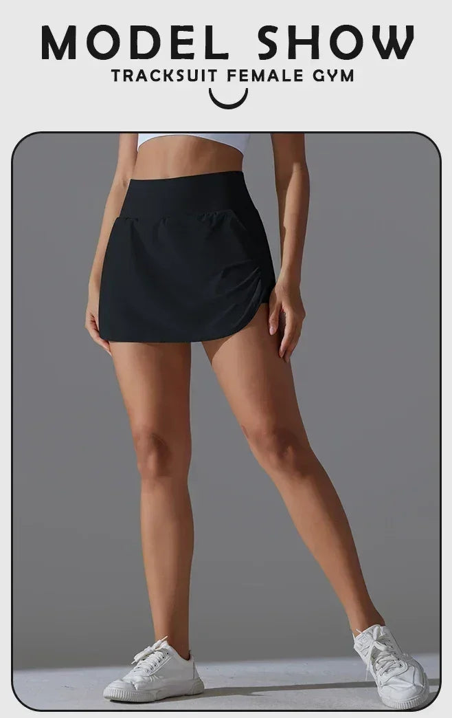Women's High Waist Yoga Shorts with Pockets