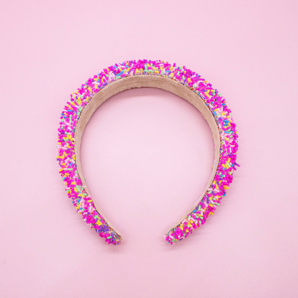 Padded Sprinkles Headband - Confetti Hair Band