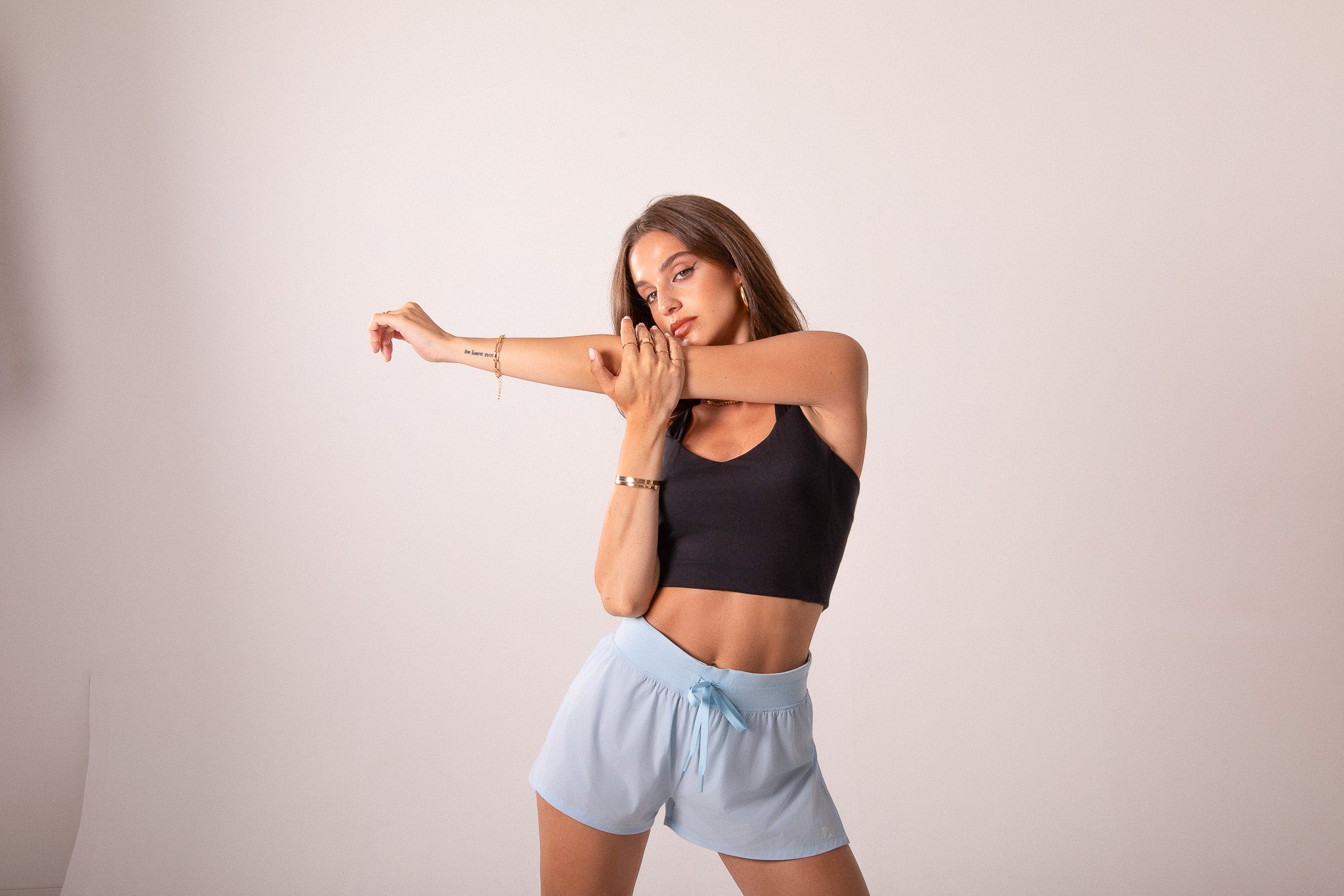 FeatherFlow™ Flyaway Shorts – Baby Blue