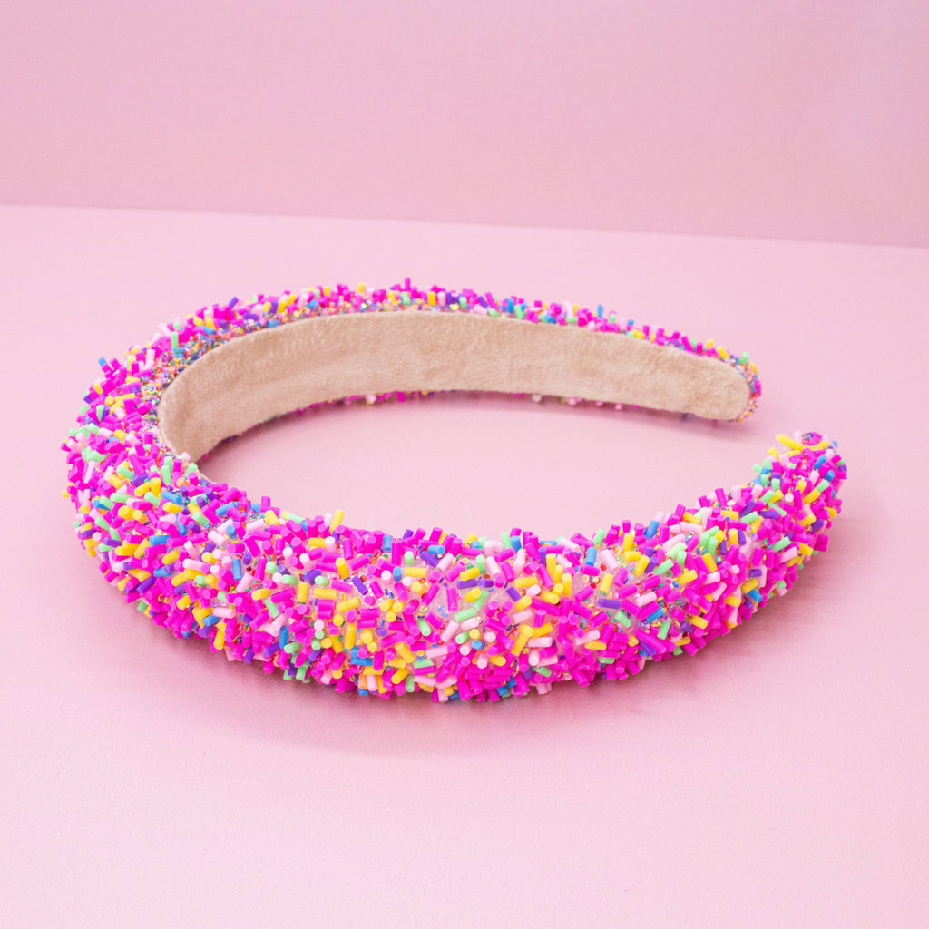 Padded Sprinkles Headband - Confetti Hair Band