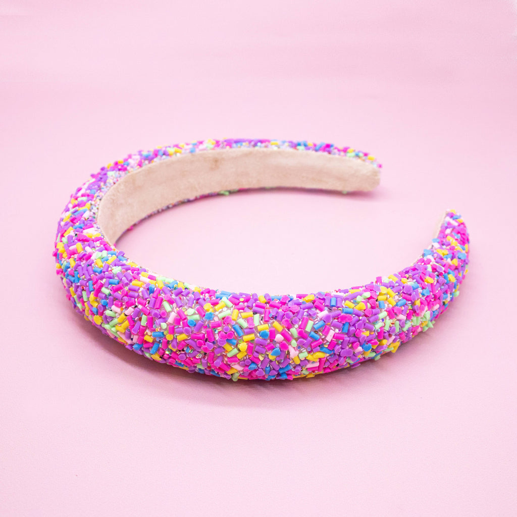 Padded Sprinkles Headband - Confetti Hair Band